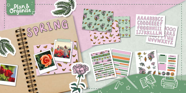 Blooming with Memories Scrapbook Page Kit 