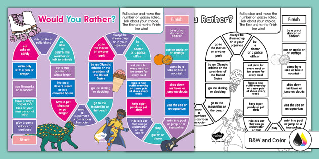 Free Printable Would You Rather Game - Play Party Plan