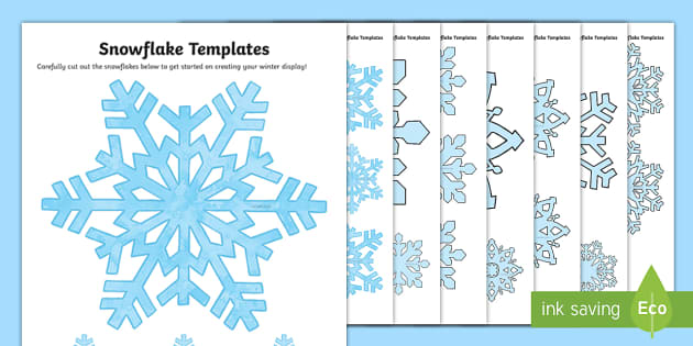 Cut Out Printable Snowflake Template - Printable Templates Free