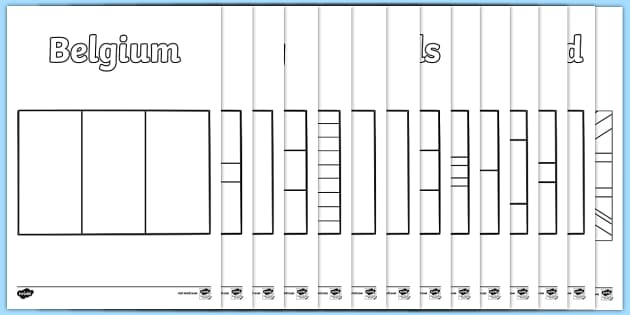 European Flags Colouring Pages (teacher made) - Twinkl