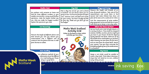 scotland homework grid