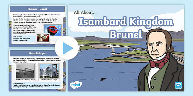 All About Isambard Kingdom Brunel PowerPoint - Twinkl