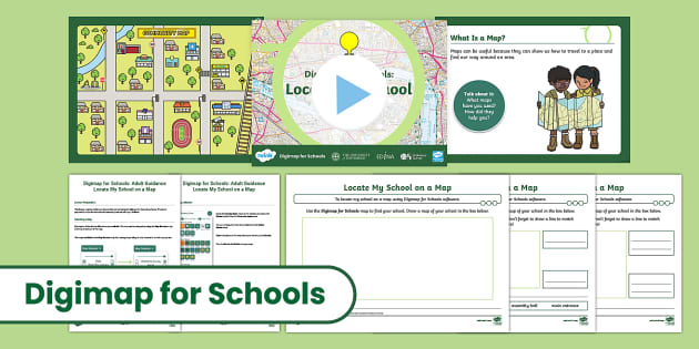 FREE! - KS1 Digital Mapping using Digimap for Schools: Locate My School ...