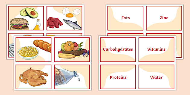 Matching Cards: Food and Health (teacher made) - Twinkl