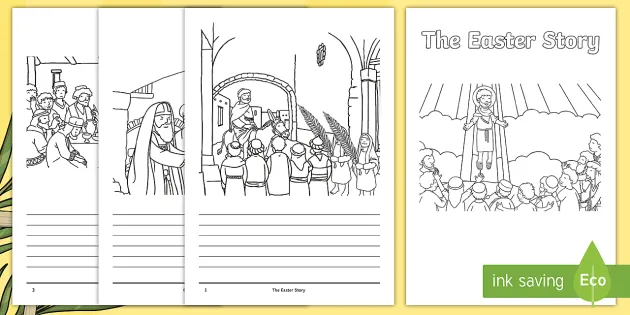 Easter Story Writing Booklet Teacher Made