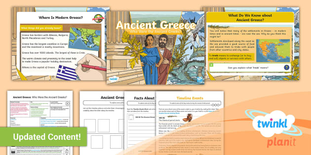 History: Ancient Greece: Who Were The Ancient Greeks? UKS2