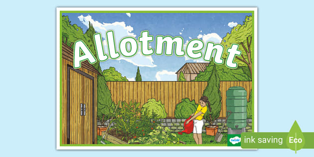 Allotment Display Poster (teacher made) - Twinkl