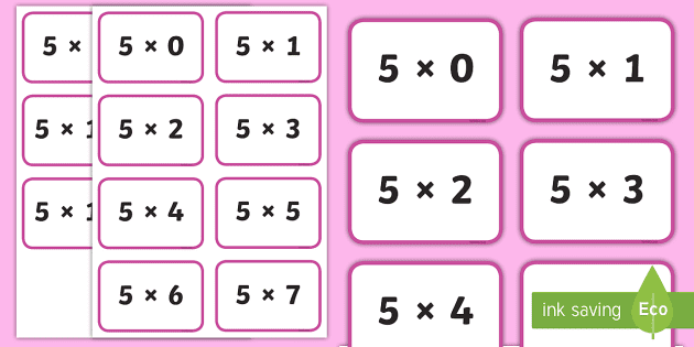 Times Table flash cards poster multiplication square learning tables set KS1 KS2 