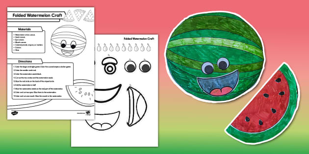 Coloring Book Page For Preschool Children With Outlines Of Watermelon  Slices And A Colorful Copy Of Them Vector Illustration Of Watermelon For  Kids Education Stock Illustration - Download Image Now - iStock