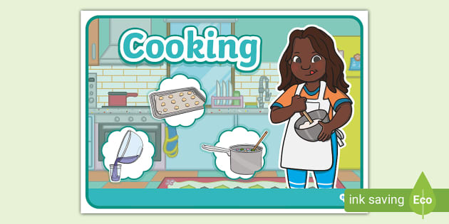 Cooking Display Poster (teacher made) - Twinkl