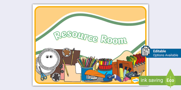 Resource Room Poster (Teacher-Made) - Twinkl