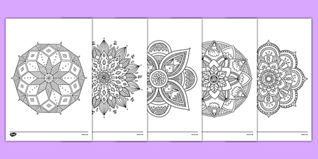 Mandala from free coloring books for adults - 11 - Mandalas Adult Coloring  Pages