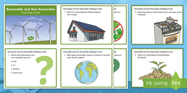 Non-renewable energy sources, Finite energy