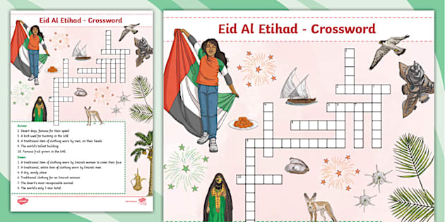 UAE National Day Crossword (Teacher Made) Twinkl UAE National Day Crossword (Teacher Made) Twinkl