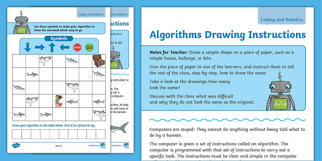 Grade 1 Coding and Robotics – Draw by Instructions