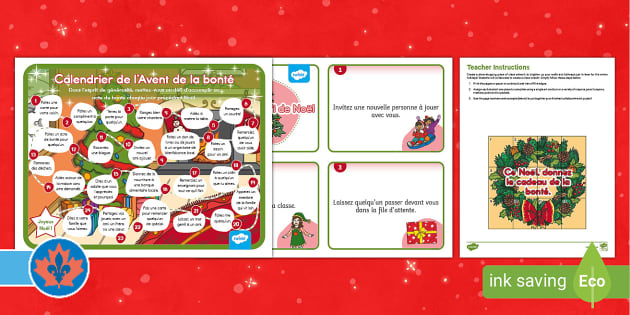 Kind Christmas Activity Pack French (teacher made) - Twinkl