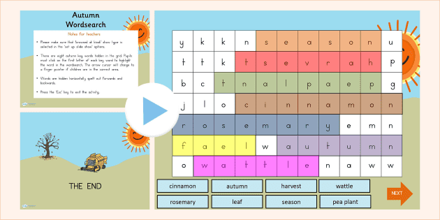 Autumn Flashcards  Twinkl Teacher-Made Learning Resources