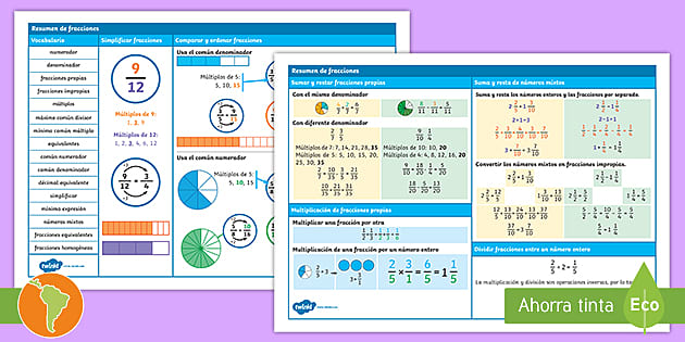 Simplificar fracciones activity for 5to