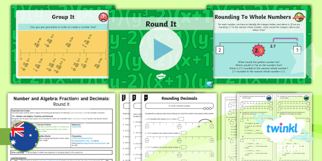 Year 4 Fractions and Decimals: Round Decimals Lesson 1