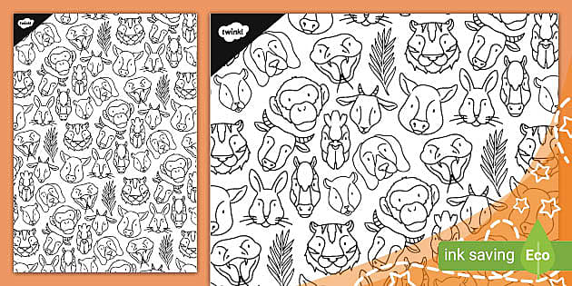 Adult Colouring by Sticker Book Activity Number Craft Gift Animals  Geometric