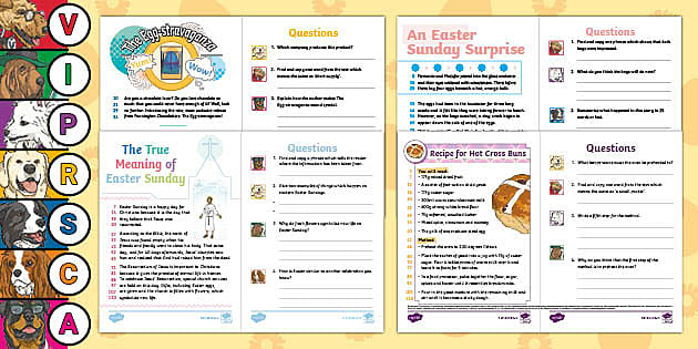 LKS2 60-Second Reads: Easter Activity Pack (teacher made)