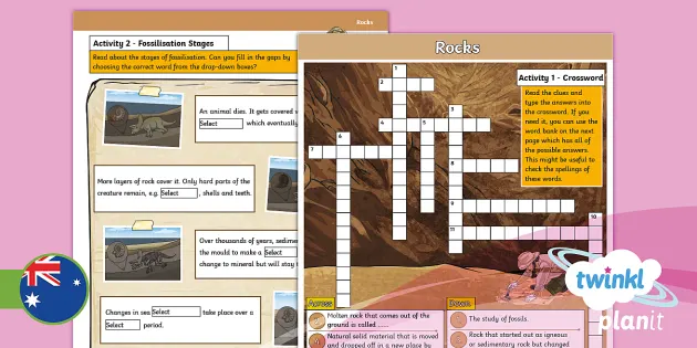 Year 4 Science Interactive PDF Rocks (teacher made) - Twinkl