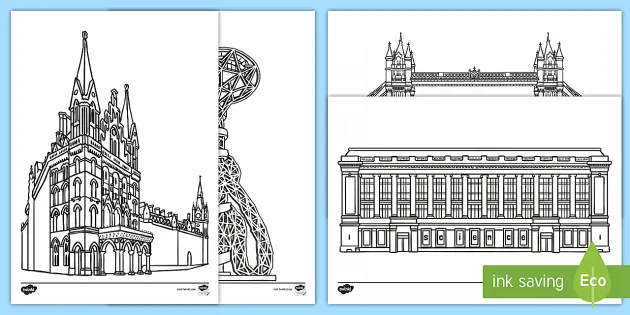 London Colouring Pages