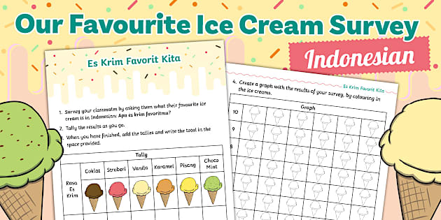 Our Favourite Ice Cream Survey - Indonesian