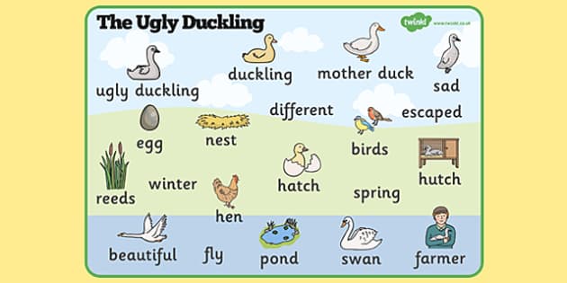 the-ugly-duckling-word-mat-teacher-made