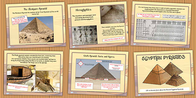 Ancient Egyptian Pyramids Lesson PowerPoint - Egypt, History