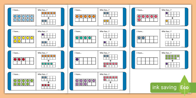 Tens Frames Addition Loop Cards (teacher made) - Twinkl