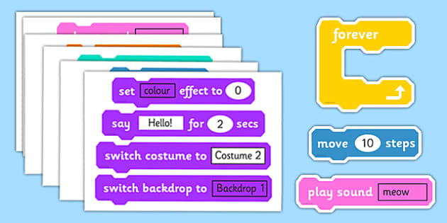 Scratch Blocks For Display - Scratch, Blocks, Program, Display