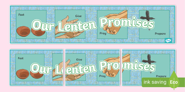 lenten promise bulletin board ideas