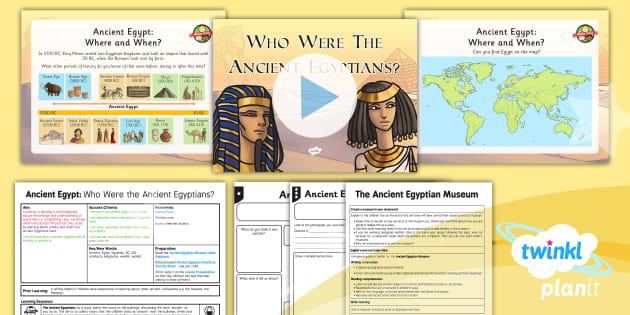 History: Ancient Egypt: Who Were The Ancient Egyptians? LKS2 Lesson Pack 1