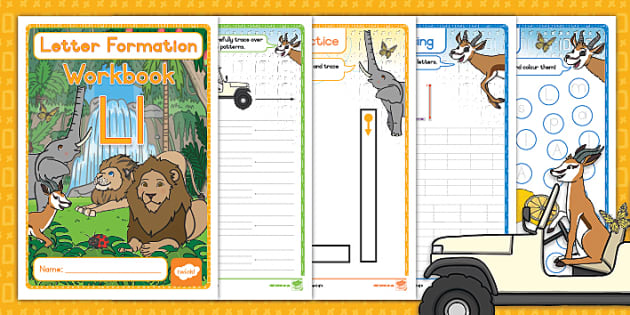 Grade 1 Letter Formation Workbook - Ll (teacher made)