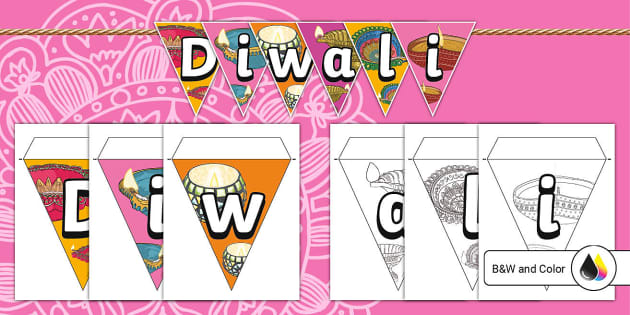 Diwali Bunting (Hecho por educadores) - Twinkl