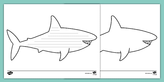 Shark Templates (Teacher-Made) - Twinkl