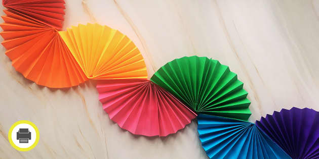 DIY: Paper Fan for kids/How to make Paper Fan/Paper Origami