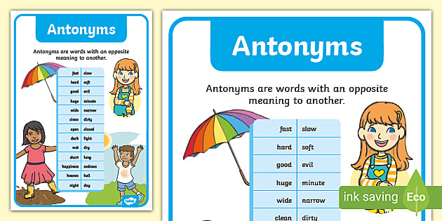 Synonyms & Antonyms  Differences, Types & Examples - Video