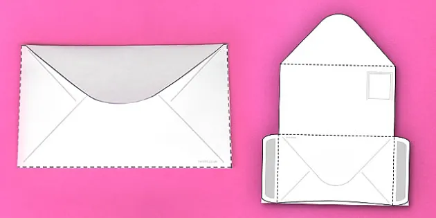 interactive envelope template parents eylf