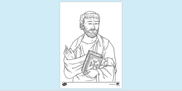FREE! - The Evangelist Colouring Sheet (teacher made)