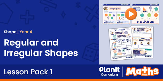 SH4–1: Regular and Irregular Shapes | Shape, Position and Direction ...