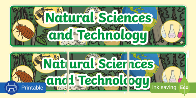 Natural Sciences And Technology Banner | South Africa