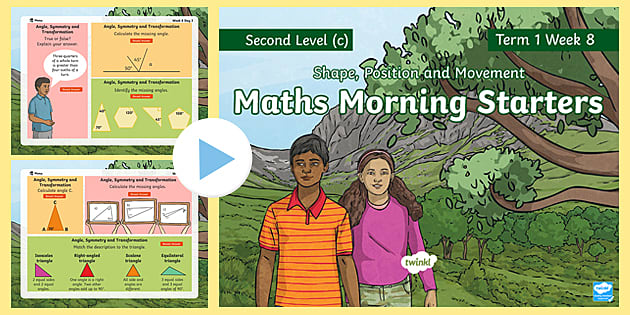 Maths Morning Starters Second Level (c) Term 1 Week 8 PowerPoint