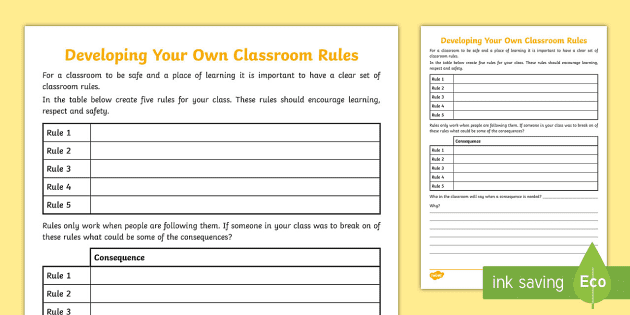 list-of-classroom-rules