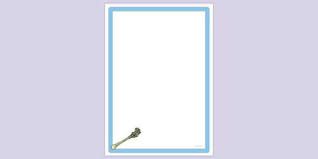 Simple Blank Celery Page Border