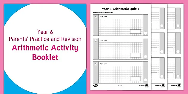 arithmetic revision year 6 sats practice booklet