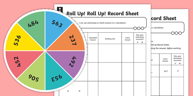 Estimation Worksheets (Addition and Subtraction)