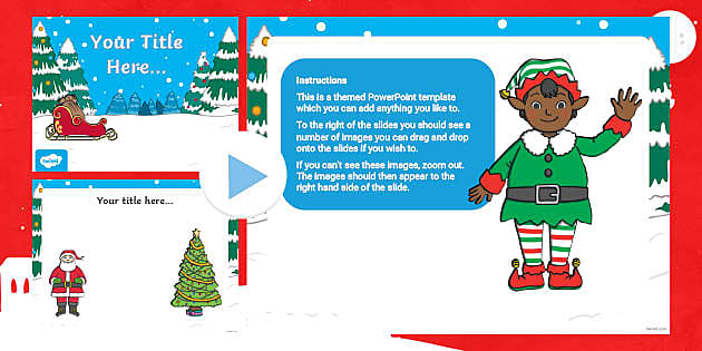 powerpoint christmas template