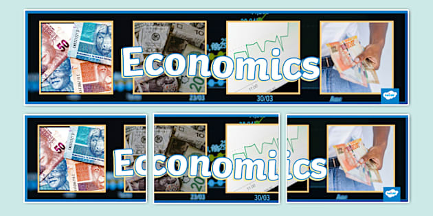 Economics Photo Display Banner (teacher made) - Twinkl